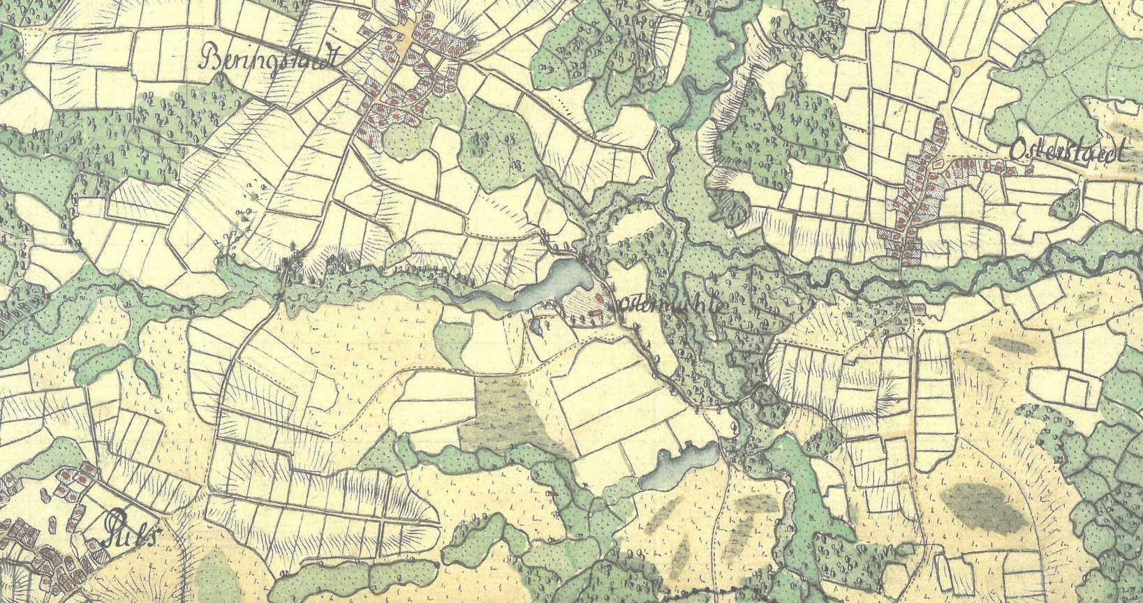 1790 Puls Beringstedt Ostermühlen u Osterstedt