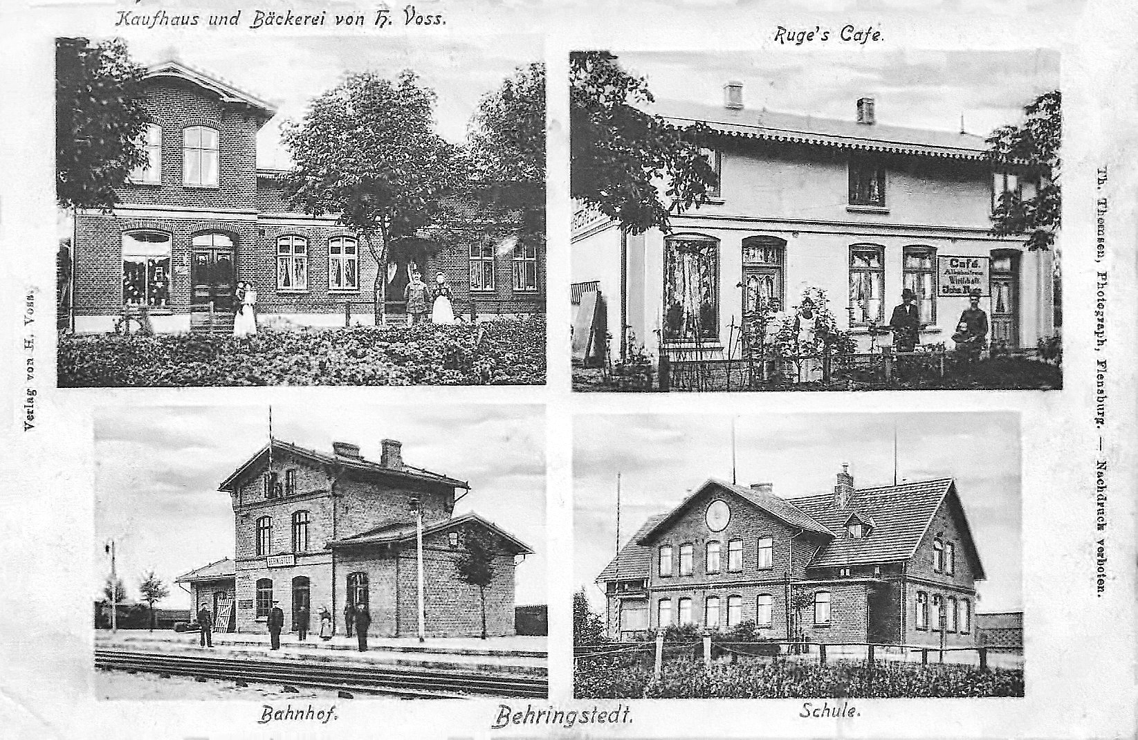 Alte Postkarte von 1907 fertig 1