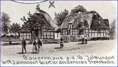 Ausschnitt einer alten Postkarte Hof Hadenfeldt