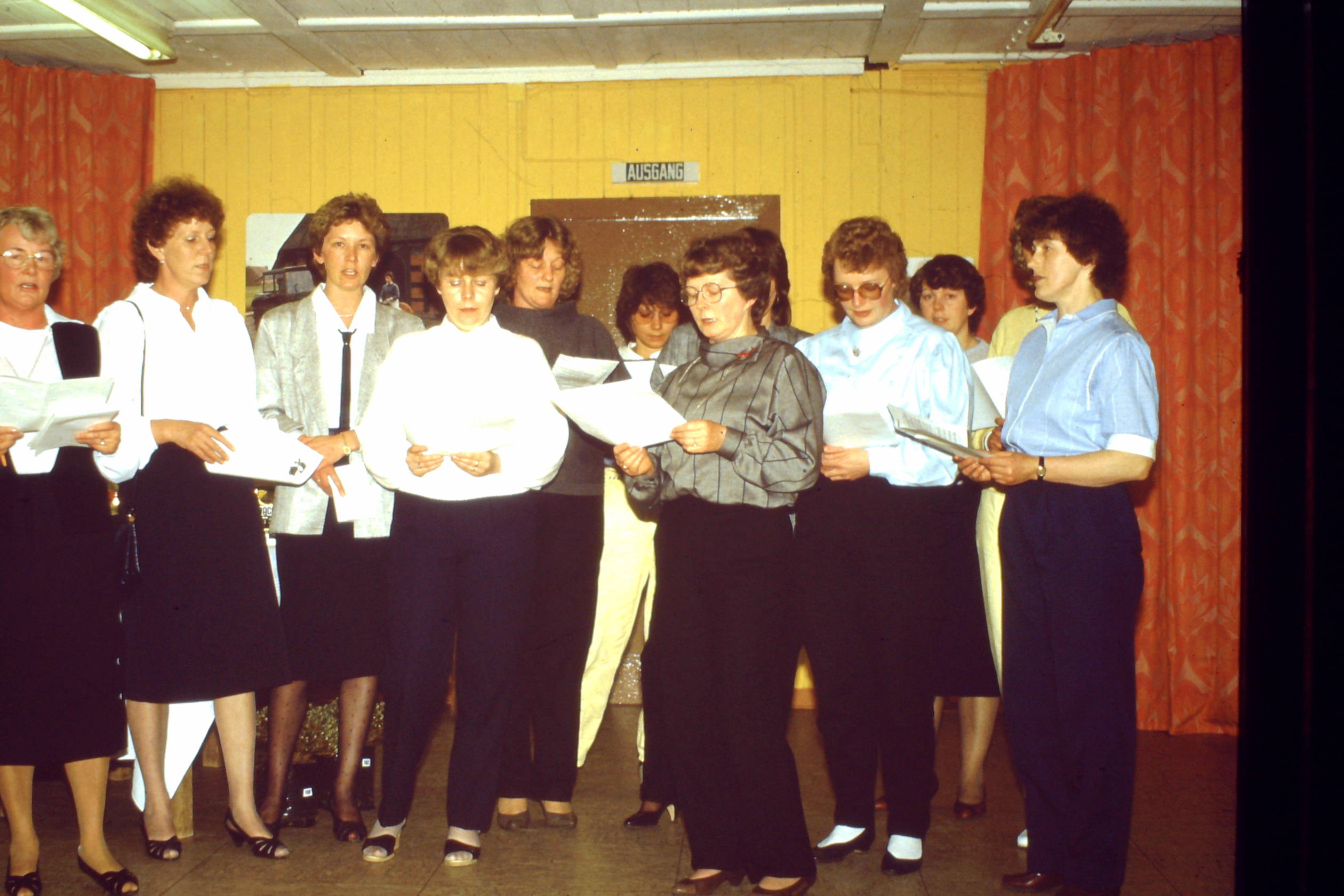 Beringstedterinnen 1986 in der alten Halle