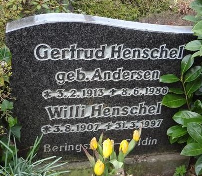 Grabstein Henschel