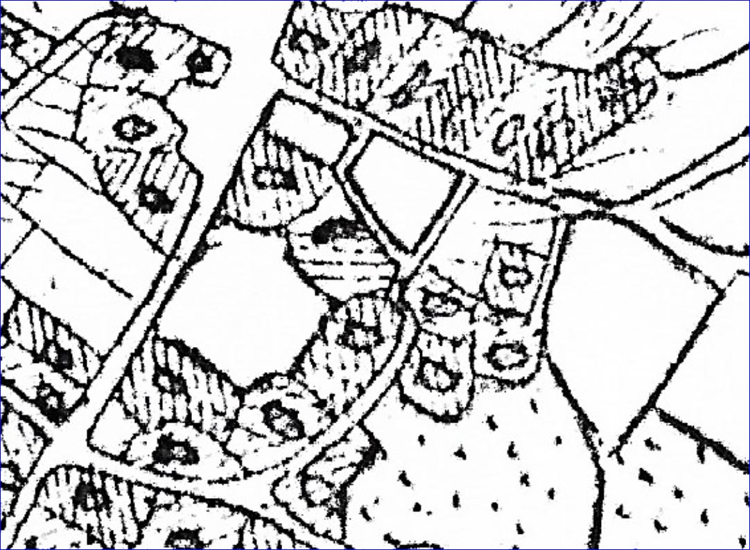 Karte von 1795 Im Eck In der Marsch