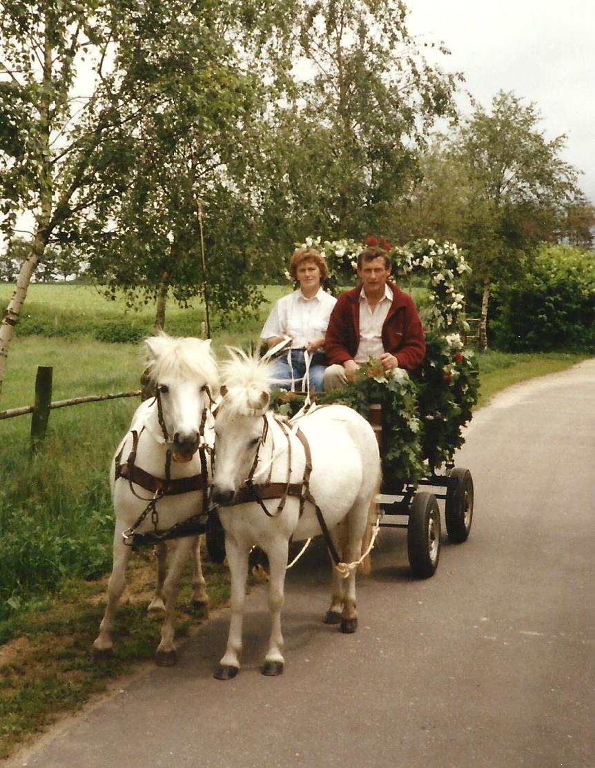 Margret u. Peter Zech mit Ponys von Wendell