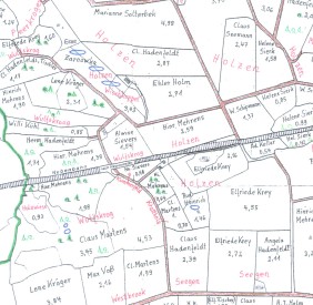 Ausschnitt Wischkoppel Stand 1961